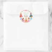 Stickers de fête d'anniversaire Princess Queen Éti (Sac)