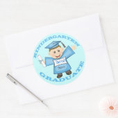 Stickers de fin d'études du Garçon de la maternell (Enveloppe)