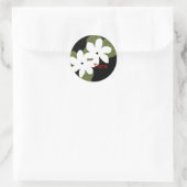 stickers de fleurs tiare tahitienne (Sac)