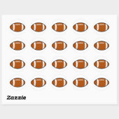 Stickers de football rond (Feuille)