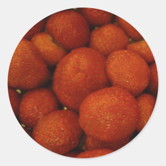 Stickers de fraises juteuses (Devant)