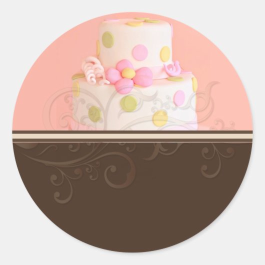 stickers de gâteau mariage/boulangers/pâtissiers (Devant)