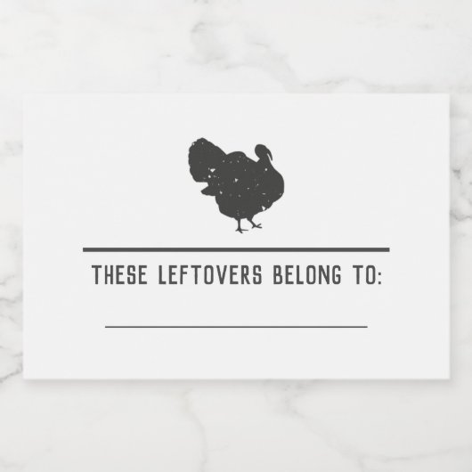 Stickers de gauche Thanksgiving Friendsgiving (Étiquettes simples)