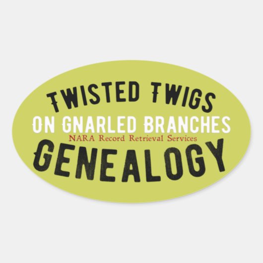 Stickers de généalogie Twisted Twigs (Devant)