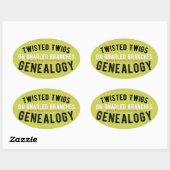 Stickers de généalogie Twisted Twigs (Feuille)