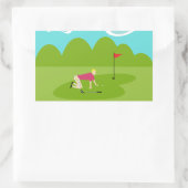 Stickers de golf rétro (Sac)