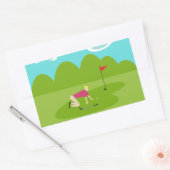 Stickers de golf rétro (Enveloppe)