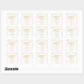 Stickers de graduation couleur modifiable Confetti (Feuille)