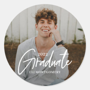 Stickers de graduation couleur Word peint modifiab