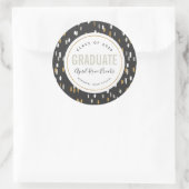 Stickers de graduation personnalisée Shimmer (Sac)
