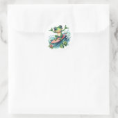 Stickers de grenouille à surf mignon (Sac)