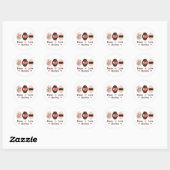 Stickers de hockey Peace Love (Feuille)