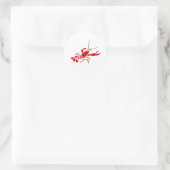 stickers de homard rouge | Thème Vie marine (Sac)