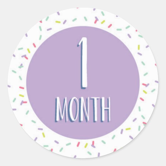 Stickers de jalon mensuels (Devant)