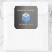 Stickers de jeu de maths Carré amusant (Sac)