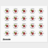 stickers de jus de cassis rouge pour jarres (Feuille)