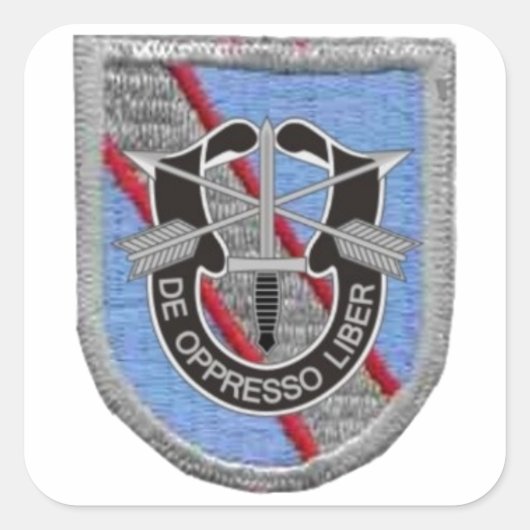 STICKERS DE LA 297E COMPAGNIE INTEL MILITAIRE FLAS (Devant)