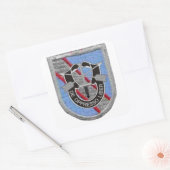STICKERS DE LA 297E COMPAGNIE INTEL MILITAIRE FLAS (Enveloppe)