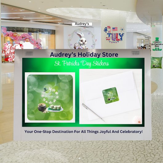 Stickers de la fête de la Saint Patrick