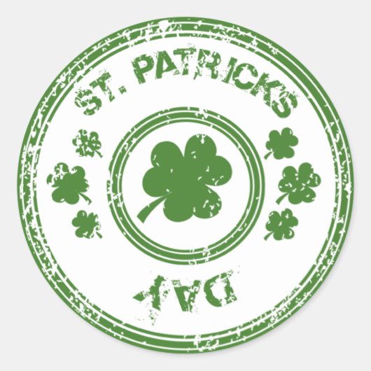 Stickers de la Saint Patrick (Devant)