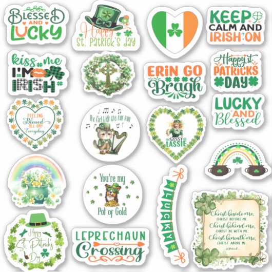 Stickers de la Saint Patrick (Devant)