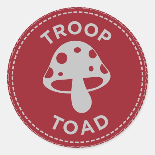 Stickers de la troupe IGGPPCamp 2022 rouge (Devant)