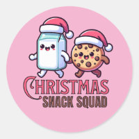 Stickers de lait et de biscuits de l'escouade de N