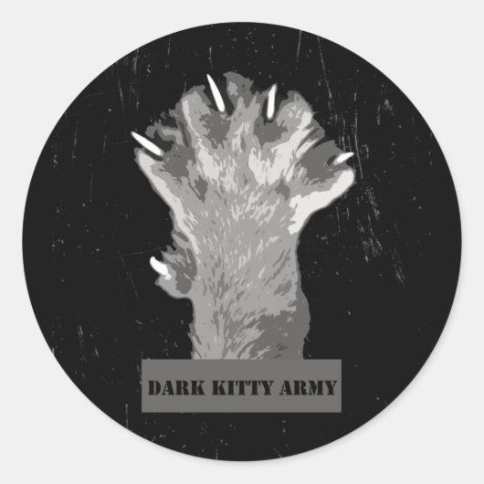 Stickers de l'armée Dark Kitty (Devant)