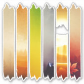 Stickers de lecteur de bande Washi dégradés d'auto (Devant)