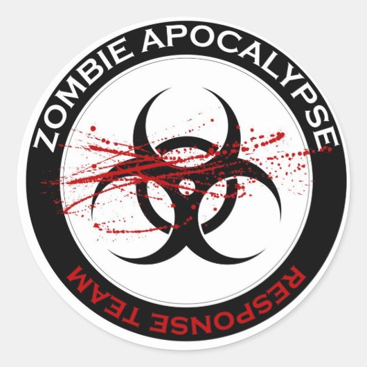 Stickers de l'équipe d'intervention de Zombie Apoc (Devant)