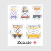 Stickers de levage de ciseaux (Feuille)