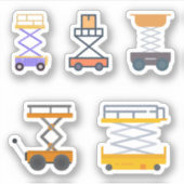 Stickers de levage de ciseaux (Devant)
