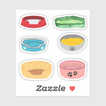 Stickers de lit de chien