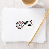 Stickers de livraison des rennes de courrier du pô (En situation)