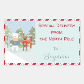 Stickers de livraison spéciale pour rennes d'ours  (Devant)