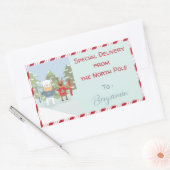 Stickers de livraison spéciale pour rennes d'ours  (Enveloppe)