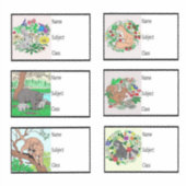 Stickers de livres scolaires (Devant)