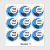 Stickers de logo Clear personnalisés (Feuille)