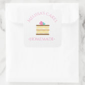 Stickers de logo de gâteau Boulangerie maison arro (Sac)