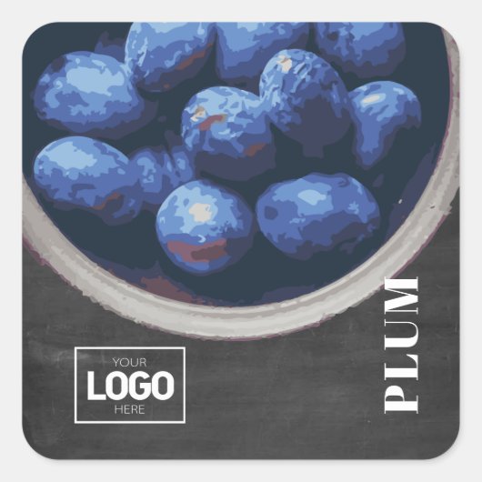 Stickers de logo de prune de Brandy (Devant)