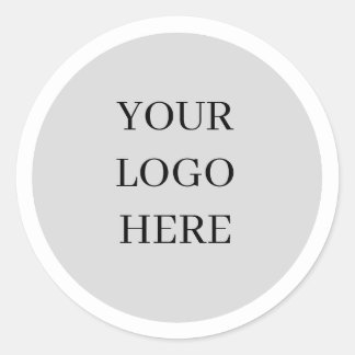 Stickers de logo d'entreprise circulaire personnal