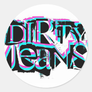 stickers de logo DIRTY JEANS