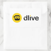 Stickers de logo noir DLive (Sac)