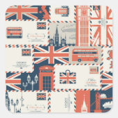 Stickers de Londres Post (Devant)