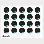 stickers de lotus bleu azur (Feuille)