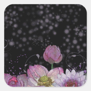 Stickers de lotus mystiques, 3 pouces (feuille de