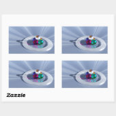 Stickers de lumière de flexion (Feuille)