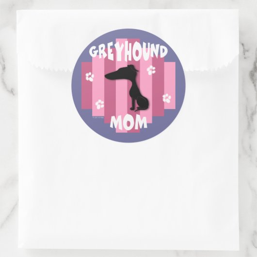 Stickers de maman Greyhound (Sac)
