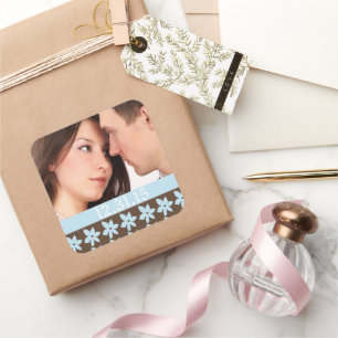 Stickers de mariage avec votre photo
