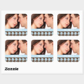Stickers de mariage avec votre photo (Feuille)